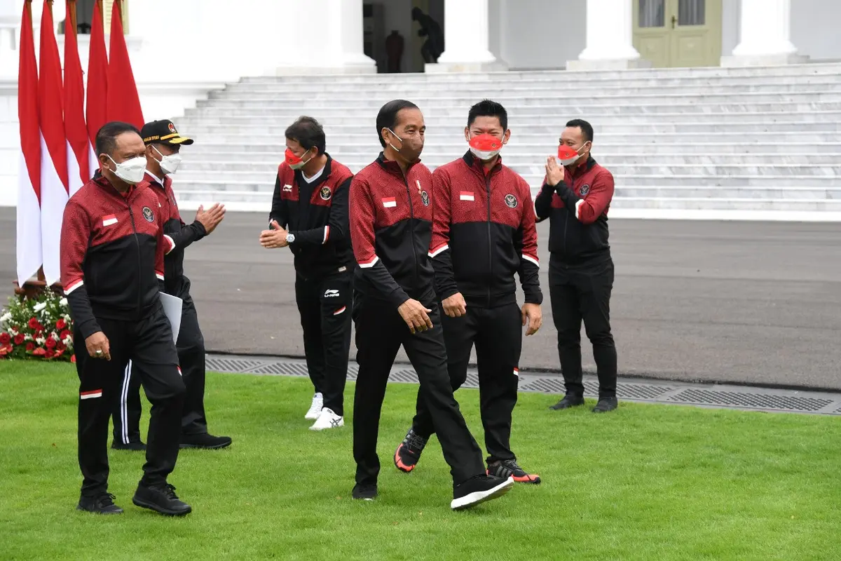 Menpora, Ketua NOC Indonesia dan Presiden Jokowi