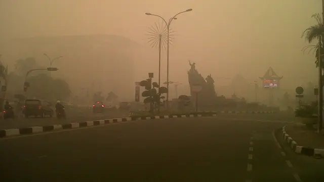 Kabut Asap Palembang Capai Titik Buruk