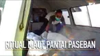 Ritual maut yang dilakukan di pantai Paseban menelan korban 2 jiwa. Satu orang lagi hingga kini belum ditemukan karena tergulung ombak.