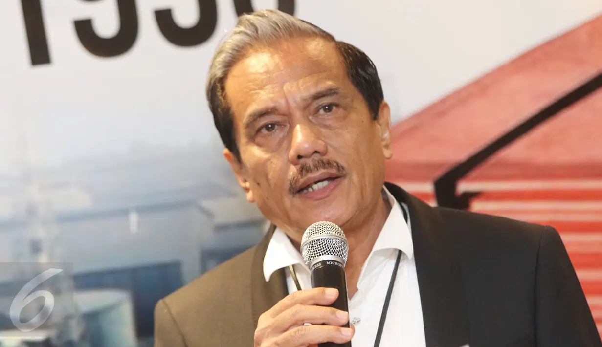 Presiden Direktur Freeport Indonesia Chappy Hakim memberi keterangan saat acara penyerahan piagam di Jakarta, Rabu (28/12). PT Freeport Indonesia (PTFI) menerima penghargaan untuk dua rekor nasional baru. (Liputan6.com/Immanuel Antonius)