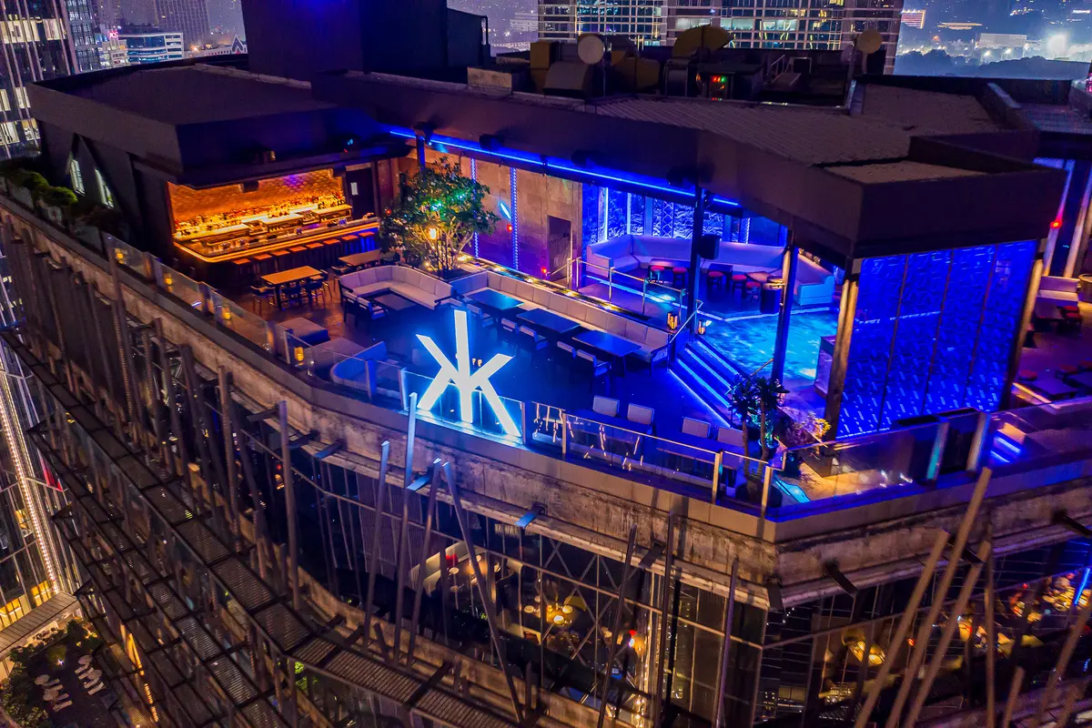 Malam tahun baru di Hakkasan Jakarta