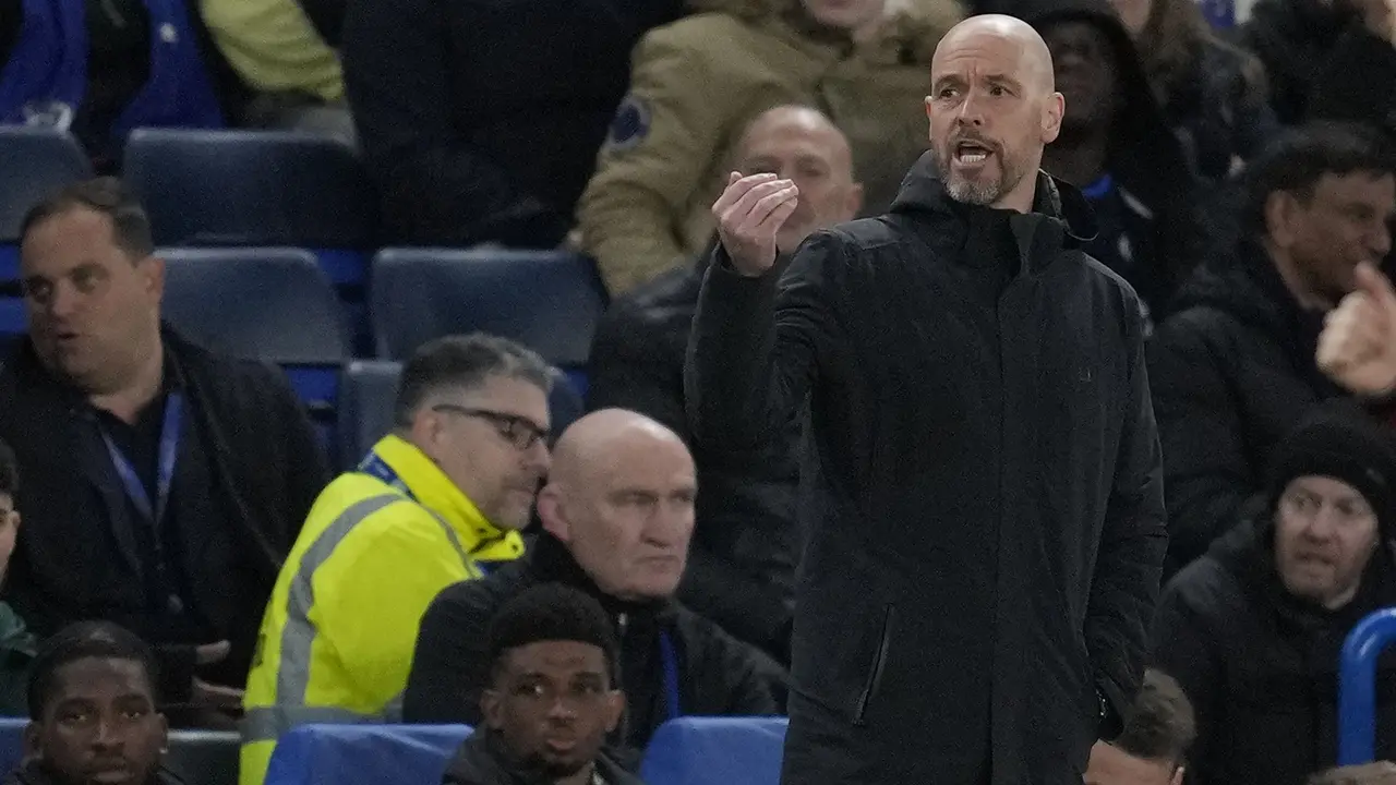 Pelatih Manchester United Erik ten Hag