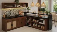 7 Model Dapur Mini Bar Bentuk L, Solusi Estetik dan Fungsional untuk Hunian Modern