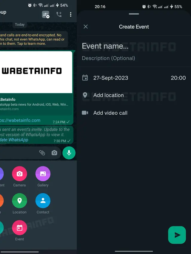 Fitur Event