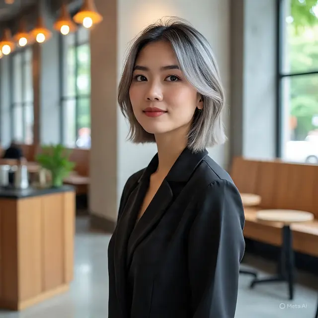 Model Cat Rambut Wanita Pendek