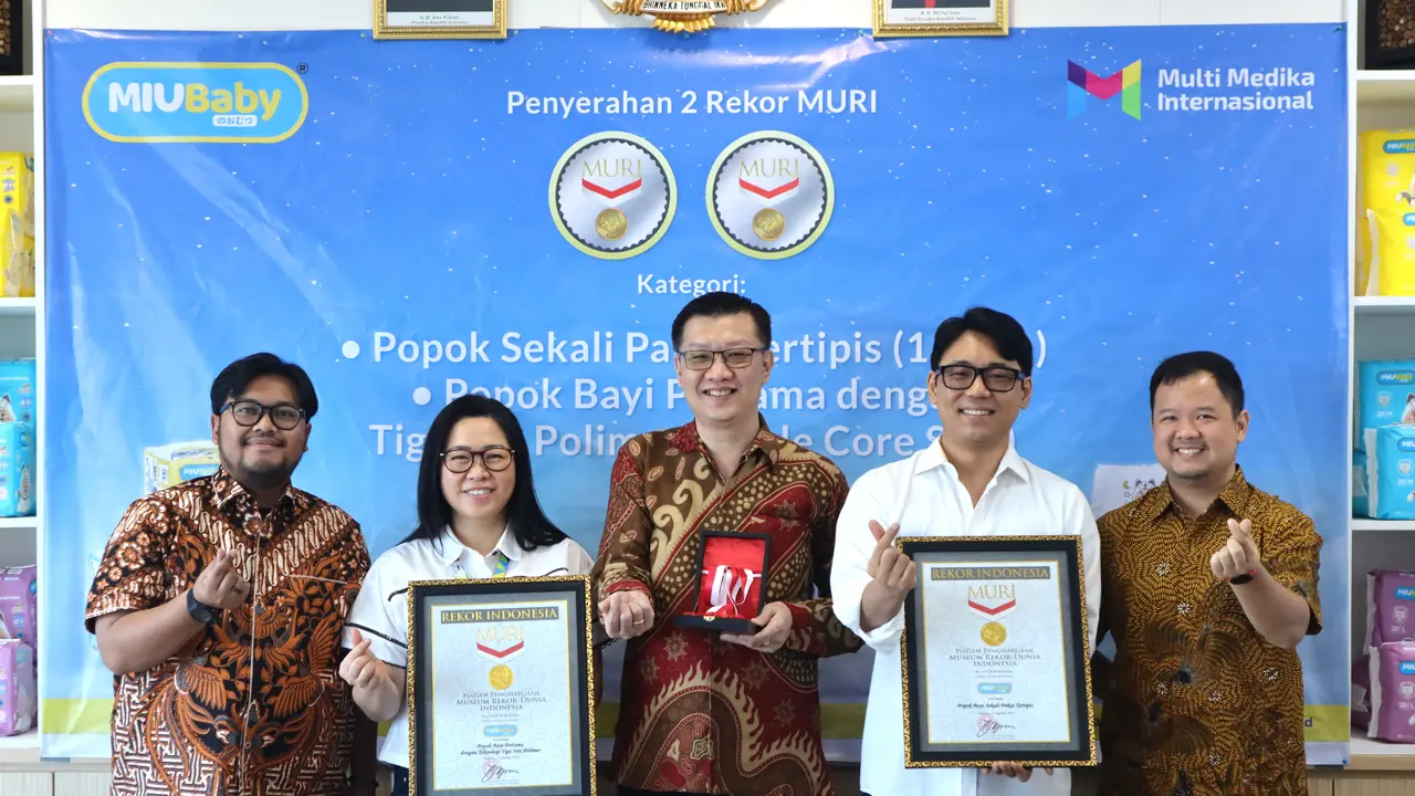 Popok MIUBaby Raih Penghargaan MURI