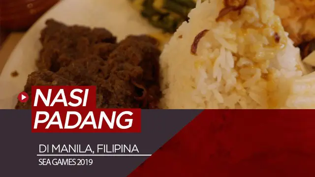 Berita video menikmati masakan nasi Padang di Kota Manila, Filipina, saat ajang SEA Games 2019 berlangsung.