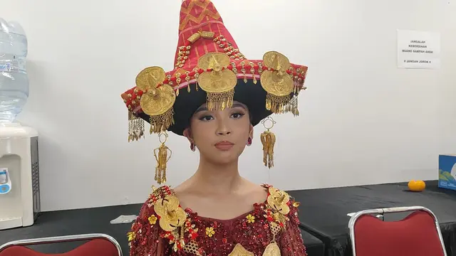 Lyodra Ginting saat Misa Akbar di GBK.