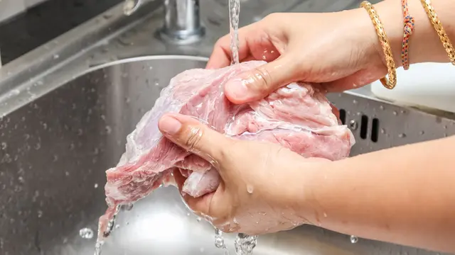 daging sapi daging kambing tips membersihkan