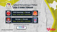 Jadwal Final Liga 3 Jawa Tengah Rabu, 15/12/2021: Persipa Pati Vs Persebi Boyolali