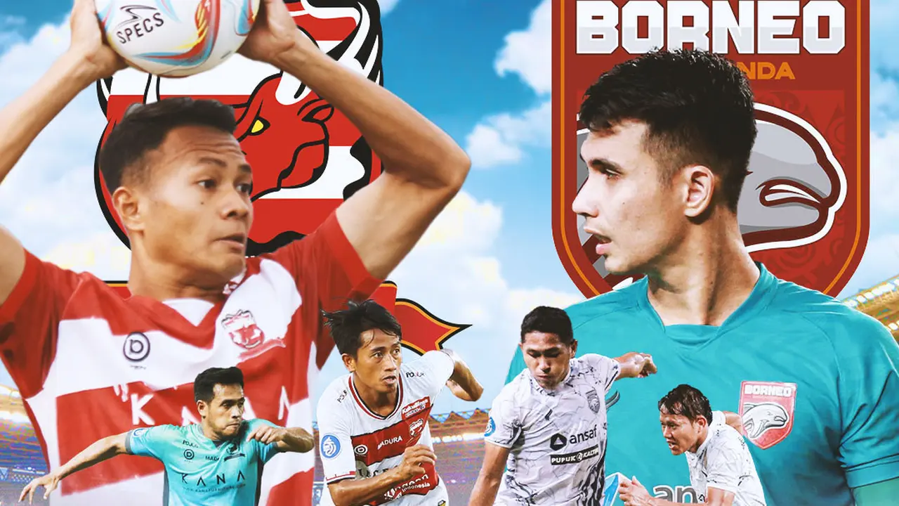 BRI Liga 1 - Madura United Vs Borneo FC - Adu Kuat Deretan Pemain Lokal