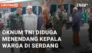 Seorang oknum TNI diduga menendang kepala warga setelah terlibat kecelakaan. Kecelakaan terjadi di Desa Jaharun B, Deli Serdang, Sumatera Utara. Rabu (29/5/2024)