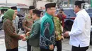 Ketua Umum PKB, Muhaimin Iskandar mengaku partainya dan PPP sepakat untuk bekerja sama saling bahu-membahu baik di legislatif maupun eksekutif. (Liputan6.com/Herman Zakharia)