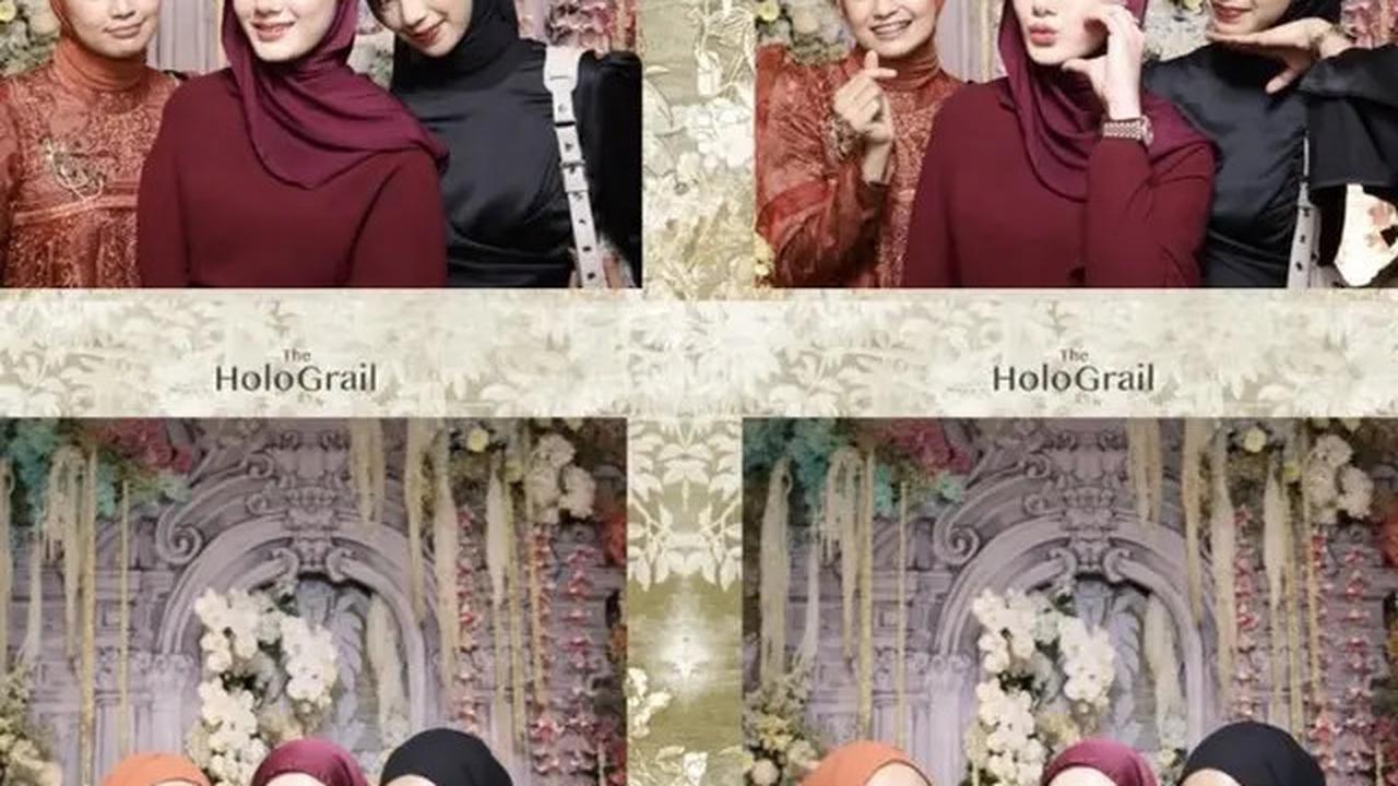 8 OOTD Artis Berhijab saat Hadir di Resepsi Pernikahan Febby Rastanty dan Ajat, dari Shireen Sungkar hingga Alyssa Soebandono