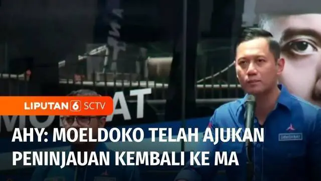 Ketua Umum Partai Demokrat, Agus Harimurti Yudhoyono menyatakan Kepala Staf Presiden Moeldoko telah mengajukan peninjauan kembali atau PK ke Mahkamah Agung dalam kasus Kongres Luar Biasa Demokrat. AHY menduga, langkah tersebut untuk menggagalkan penc...