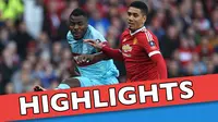 Video highlights antara Manchester United melawan West Ham yang berakhir dengan skor 1-1, pada perempat final Piala FA.