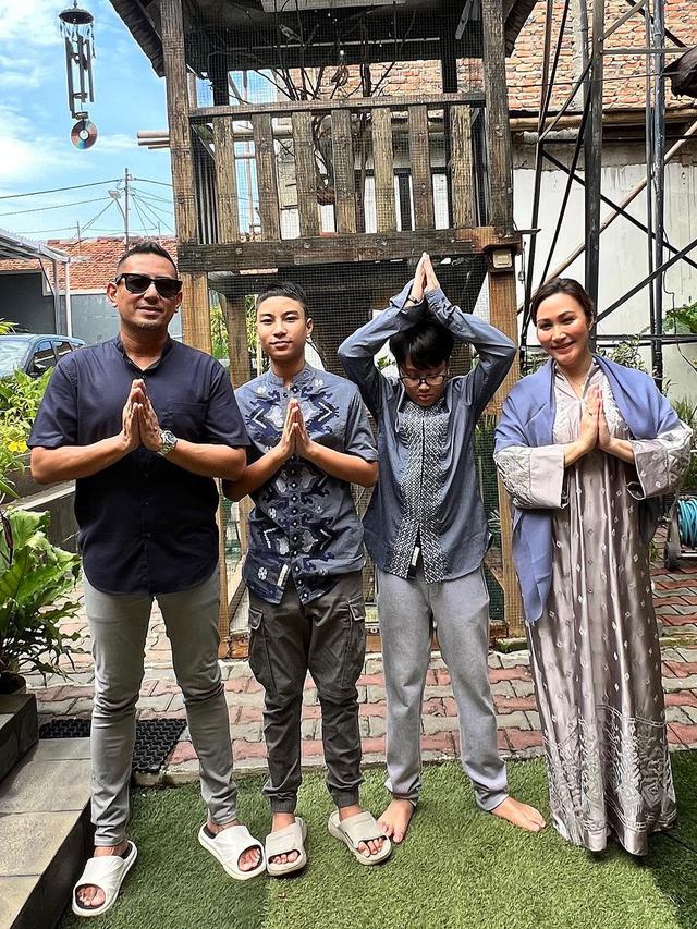 Rio Febrian Lebaran 2024 Bersama Keluarga