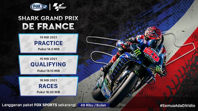 Jadwal MotoGP Seri Prancis 2021