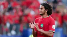 Pemain Maroko, Ayyoub Bouaddi, sukses mencuri perhatian pada laga perdana Grup C Piala Dunia 2026 di East Rutherford, New Jersey, Minggu (14/6/2026) pagi WIB. (AP Photo/Adam Hunger)