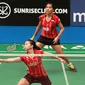 Ganda putri Indonesia Greysia Polii/Nitya Krishinda Maheswari ditargetkan juara di Indonesian Masters 2015. (Liputan6.com/Humas PP PBSI)