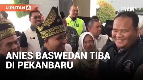 VIDEO: Usai Debat, Anies Baswedan Langsung ke Pekanbaru