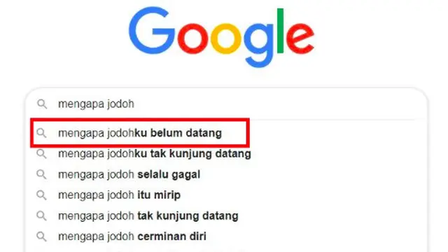 Deretan Kata Kunci Pencarian Google Super Kocak, Warganet Cari Solusi Cinta