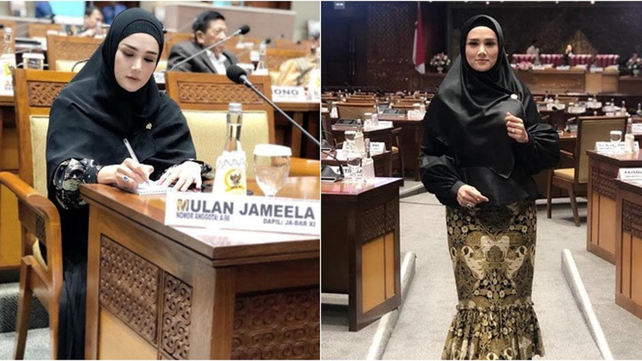 7 Gaya Mulan Jameela Jalani Hari Jadi Anggota DPR, Selalu Jadi Sorotan
