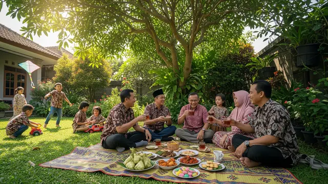 Aktivitas Seru Lebaran Bersama Saudara Jauh