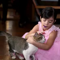 Sesosok Shafeea Ahmad, putri pertama hasil pernikahan Ahmad Dhani dan Mulan Jameela memang terlihat menggemaskan.  ( Andy Masela/Bintang.com)