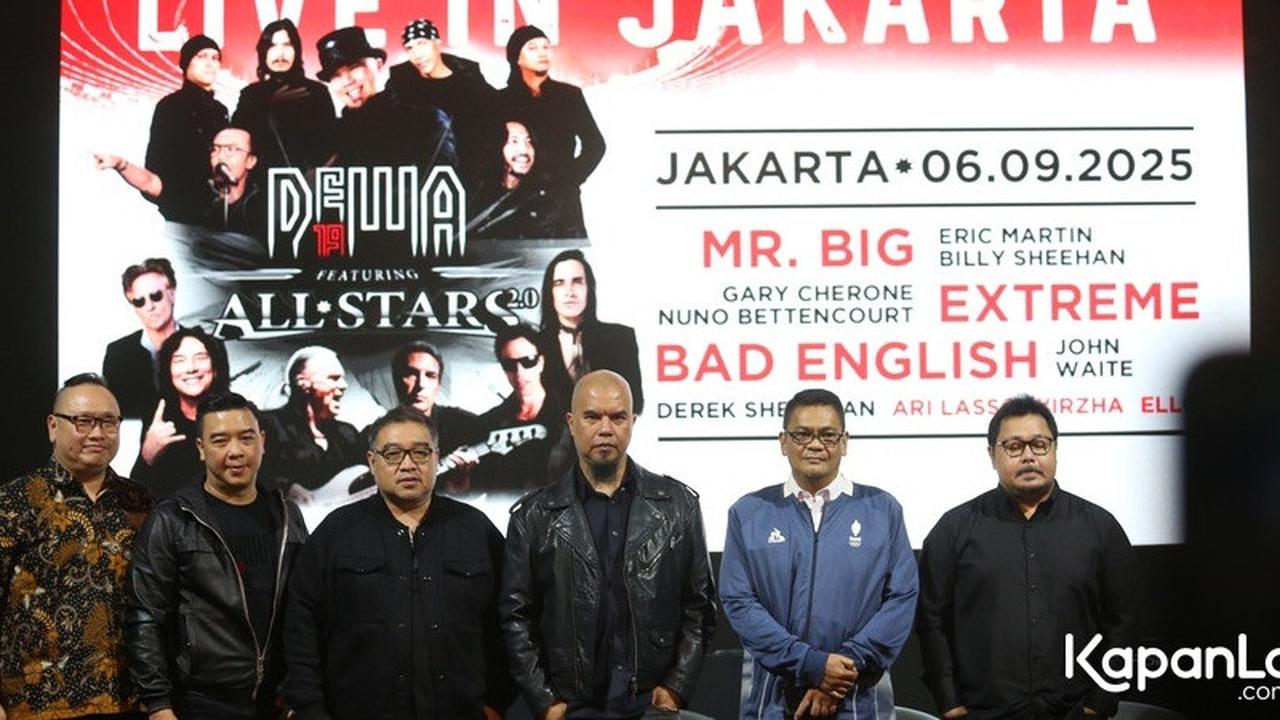Potret Dewa 19 Resmi Nyatakan Konser di GBK Akan Diundur Demi Laga Timnas Indonesia Vs Bahrain