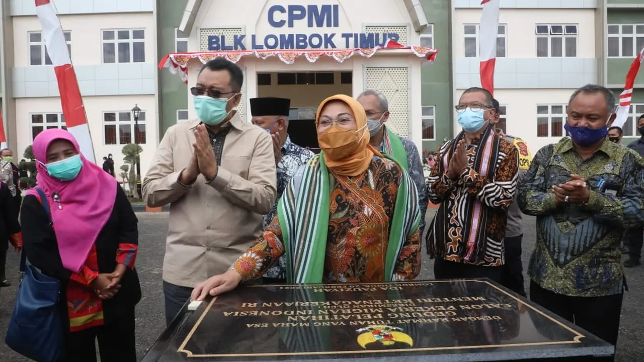 Menaker Ida Resmikan Workshop Pelatihan Khusus Bagi Calon Pekerja Migran