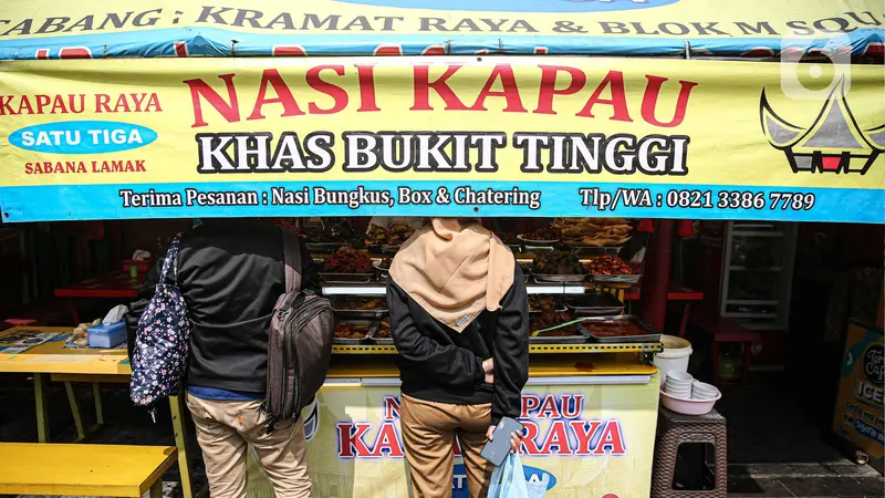 PSBB Transisi Jakarta, Kuliner Nasi Kapau Senen Layani Makan di Tempat