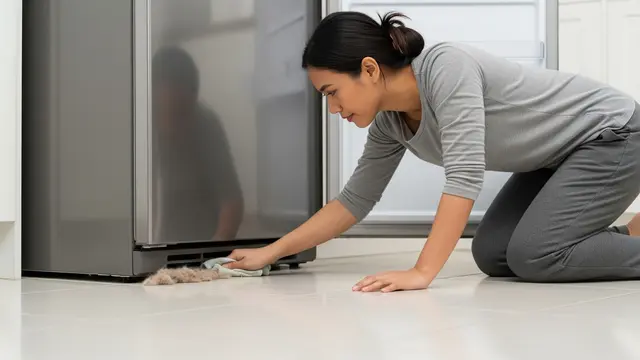 Cara Bersihkan Kolong Kulkas dan Kompor Anti Ribet, Dapur Kinclong Tanpa Repot