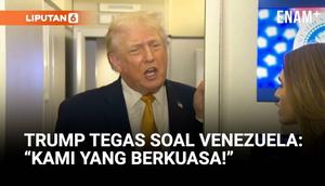Presiden Amerika Serikat Donald Trump menegaskan bahwa Washington kini memegang kendali atas Venezuela. Pernyataan itu disampaikan Trump kepada wartawan di dalam pesawat Air Force One.
