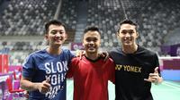 Anthony Sinisuka Ginting dan Jonatan Christie