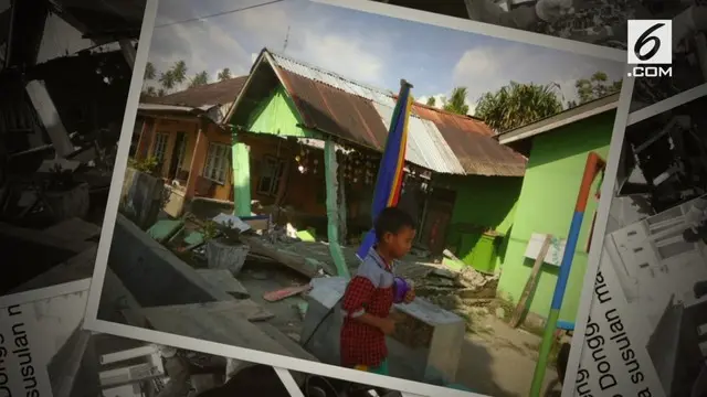 Donggala, Sulawesi Tengah diguncang gempa dengan magnitudo 7,7. Kejadian ini menyebabkan sejumlah bagunan rusak dan korban tewas.