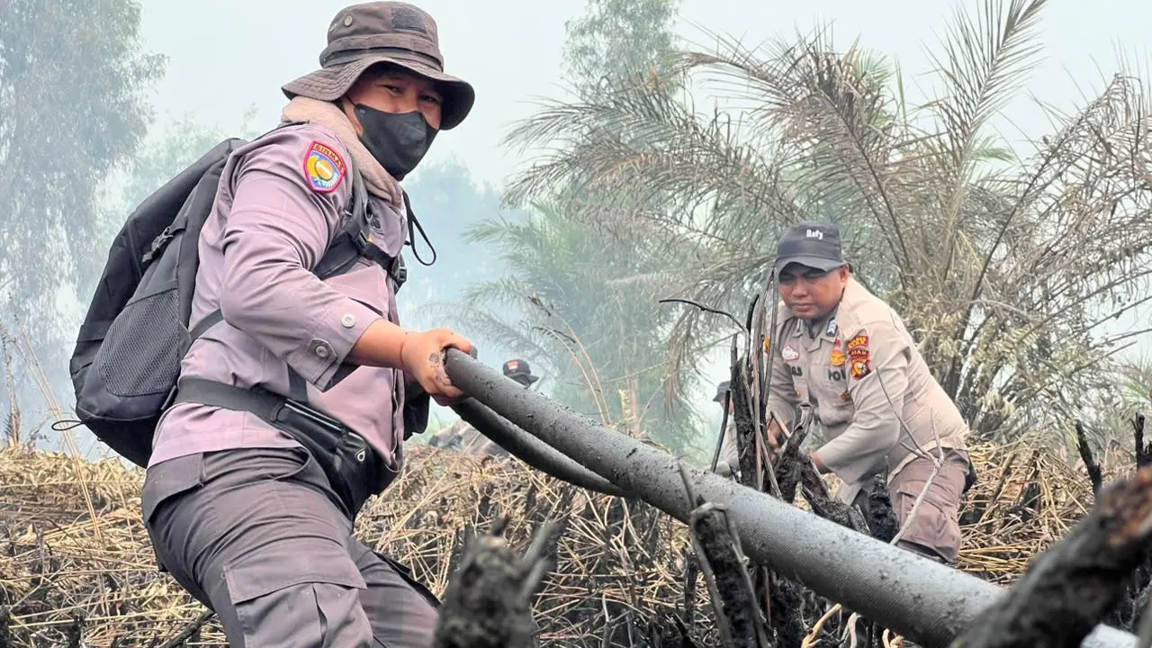Polda Riau terus memperkuat penegakan hukum terhadap kebakaran hutan dan lahan (karhutla) (Istimewa)