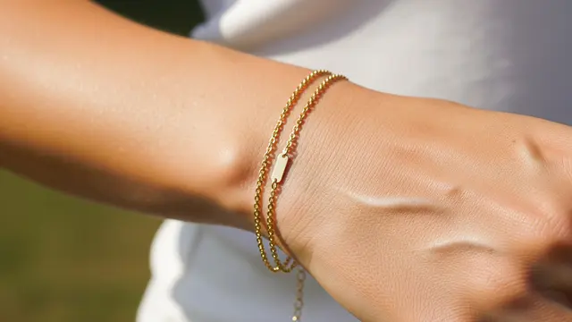 Gelang Double Chain Layer