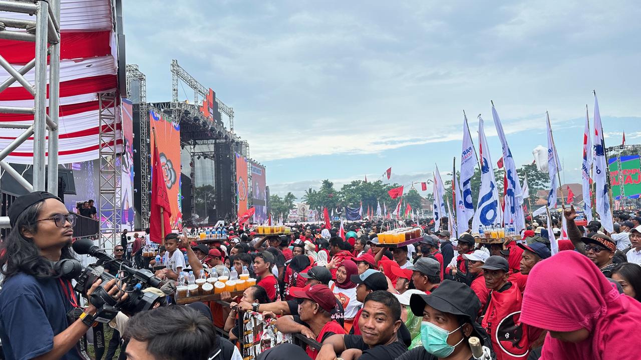 Kemeriahan Hajatan Rakyat Ganjar-Mahfud di Banyuwangi