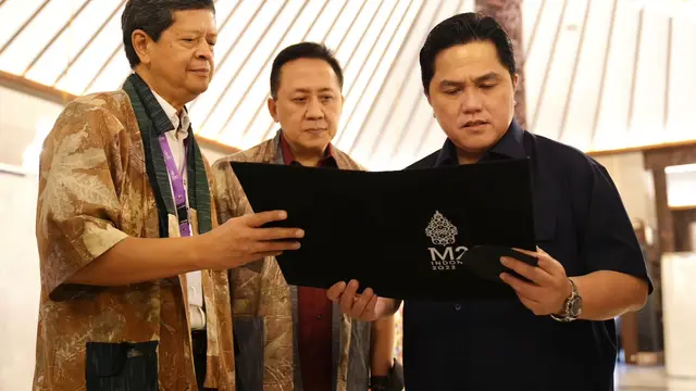 Erick Thohir bersama Chandra Darusman dan Triawan Munaf saat berdiskusi mengenai gerakan antara musisi dunia yang tergabung dalam Music 20 (ist)