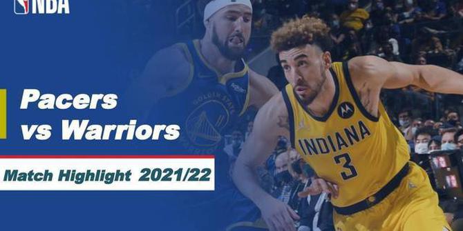 VIDEO: Highlights NBA, Indiana Pacers Kalahkan Golden State Warriors 121-117