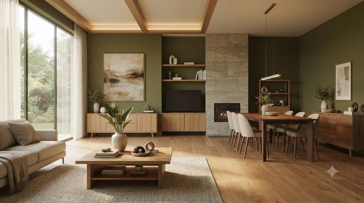 Warna Cat Rumah yang Cocok Dipadukan dengan Furnitur Kayu