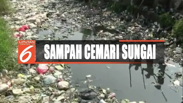 Sampah Popok Bayi Cemari Sungai Brantas