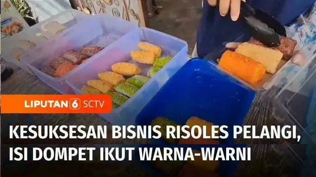 Meski harus ikut suami pindah kota, tak membuat Siti Syahda kehilangan cara untuk berkreasi. Dengan modal Rp 1 juta dari suami, usaha risolesnya mampu menghasilkan dua kali lipat per hari. Inilah Berani Berubah, episode Risoles Pelangi, Isi Dompet Ik...