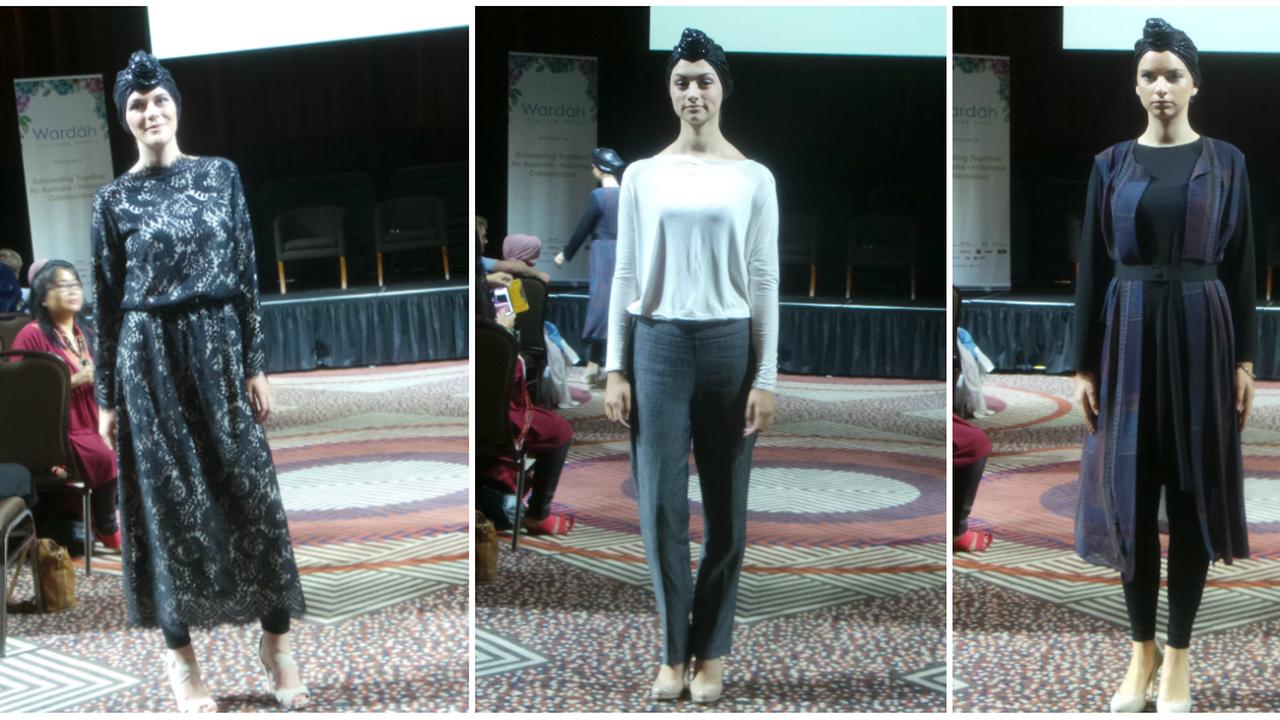 Koleksi Baraka Woman di ajang Wardah Succeeding Together: An Australia - Indonesia Collaboration di Sofiel Melbourne 