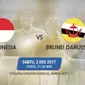 Laga persahabatan, Indonesia vs Brunei Darussalam. (Bola.com/Dody Iryawan)