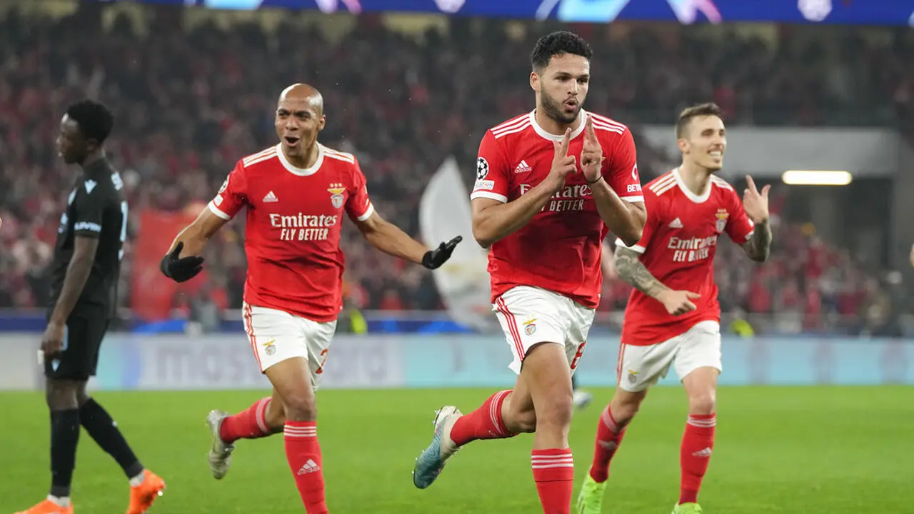 Goncalo Ramos, Benfica, Liga Champions