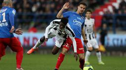 Blaugrana pun semakin kepincut dengan kemampuan Ousmane Dembele setelah tampil impresif bersama Rennes pada musim 2015-2016. (AFP/Charly Triballeau)