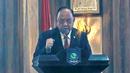 Marciano mengungkapkan bahwa KONI Bangka Belitung nantinya memiliki tantangan dan tanggung jawab besar untuk menjaga kepercayaan dari Gubernur, DPRD, dan masyarakat melalui prestasi atlet-atletnya. (Dok. KONI)