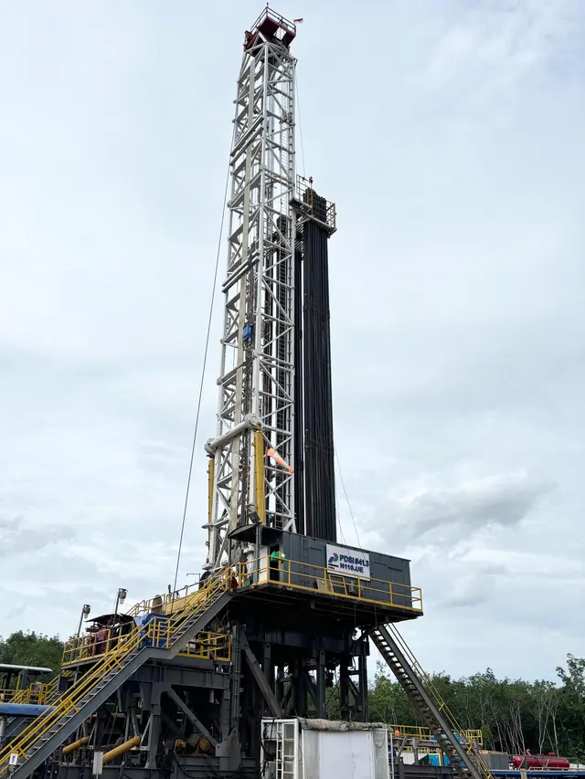 Perkuat Ketahanan Energi Nasional, Rig Pertamina Drilling Hasilkan Produksi Baru di Lapangan Benuang